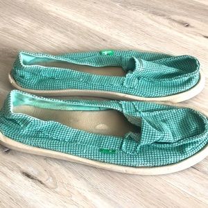 Sanuk slip on shoes